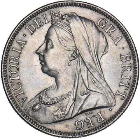 1900 Halfcrown - Victoria British Silver Coin - Superb