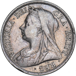 1900 Halfcrown - Victoria British Silver Coin - Nice
