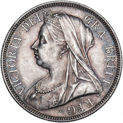 1901 Halfcrown - Victoria British Silver Coin - Very Nice