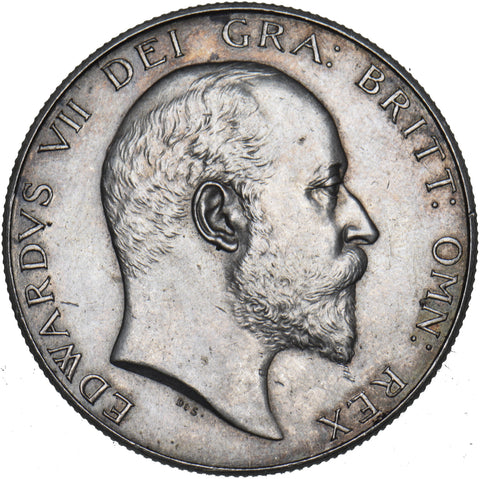 1902 Matt Proof Halfcrown - Edward VII British Silver Coin - Very Nice