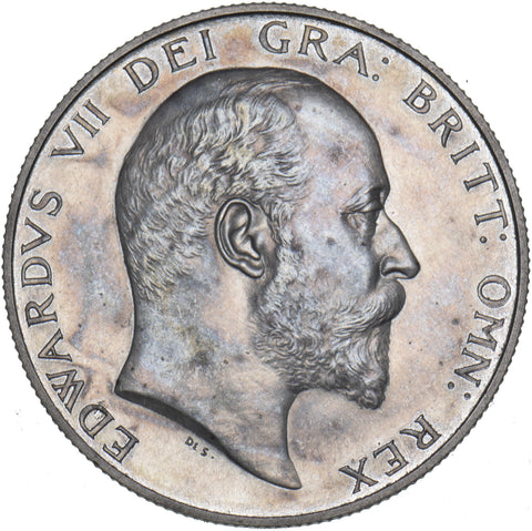 1902 Matt Proof Halfcrown - Edward VII British Silver Coin - Superb