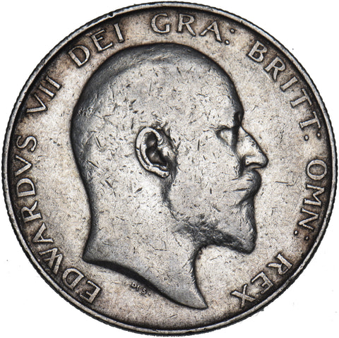 1904 Halfcrown - Edward VII British Silver Coin