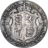 1904 Halfcrown - Edward VII British Silver Coin
