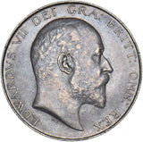 1909 Halfcrown - Edward VII British Silver Coin - Very Nice