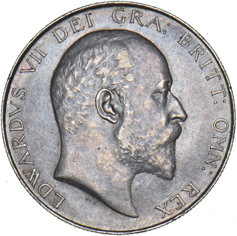 1909 Halfcrown - Edward VII British Silver Coin - Very Nice