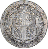 1909 Halfcrown - Edward VII British Silver Coin - Very Nice