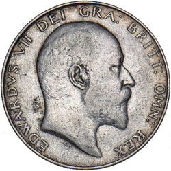 1910 Halfcrown - Edward VII British Silver Coin