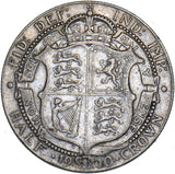 1910 Halfcrown - Edward VII British Silver Coin