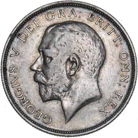 1912 Halfcrown - George V British Silver Coin - Nice