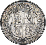 1912 Halfcrown - George V British Silver Coin - Nice