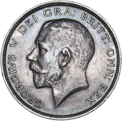1913 Halfcrown - George V British Silver Coin - Nice