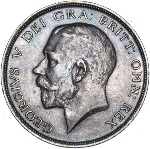 1913 Halfcrown - George V British Silver Coin - Nice
