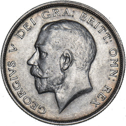 1914 Halfcrown - George V British Silver Coin - Nice