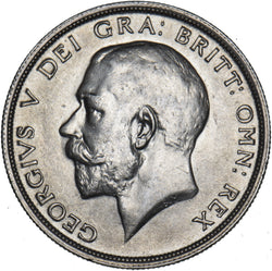 1915 Halfcrown - George V British Silver Coin - Superb