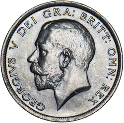 1915 Halfcrown - George V British Silver Coin - Superb