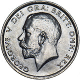 1915 Halfcrown - George V British Silver Coin - Superb