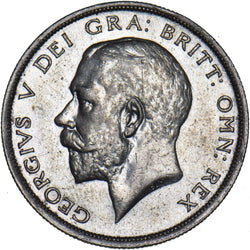 1917 Halfcrown - George V British Silver Coin - Very Nice