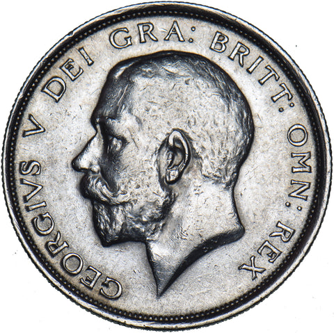 1918 Halfcrown - George V British Silver Coin - Nice