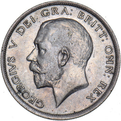 1918 Halfcrown - George V British Silver Coin - Nice