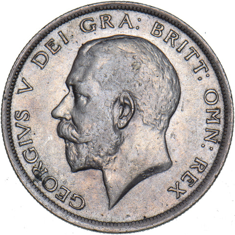 1918 Halfcrown - George V British Silver Coin - Nice