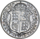 1919 Halfcrown - George V British Silver Coin - Nice