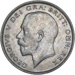 1921 Halfcrown - George V British Silver Coin - Nice