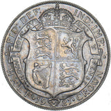 1921 Halfcrown - George V British Silver Coin - Nice