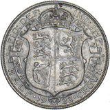 1922 Halfcrown - George V British Silver Coin - Nice