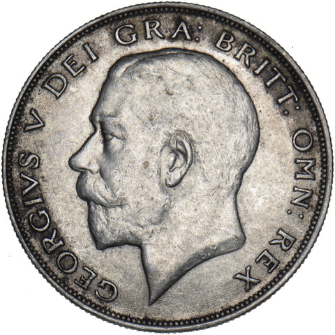 1924 Halfcrown - George V British Silver Coin - Nice