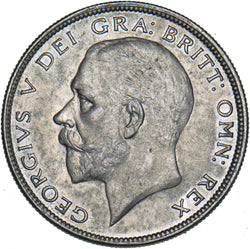 1928 Halfcrown - George V British Silver Coin - Very Nice