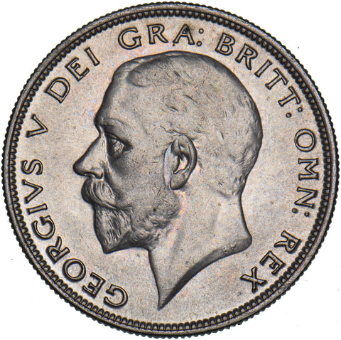 1929 Halfcrown - George V British Silver Coin - Very Nice
