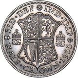1933 Halfcrown - George V British Silver Coin - Very Nice