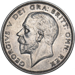 1935 Halfcrown - George V British Silver Coin - Very Nice