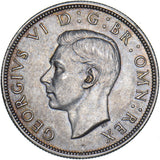1939 Halfcrown - George VI British Silver Coin - Superb