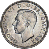 1945 Halfcrown - George VI British Silver Coin - Superb