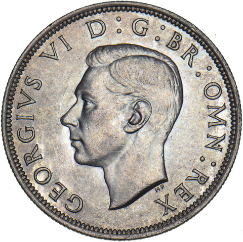 1945 Halfcrown - George VI British Silver Coin - Superb