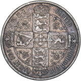 1869 Gothic Florin - Victoria British Silver Coin