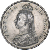 1887 Florin - Victoria British Silver Coin - Very Nice