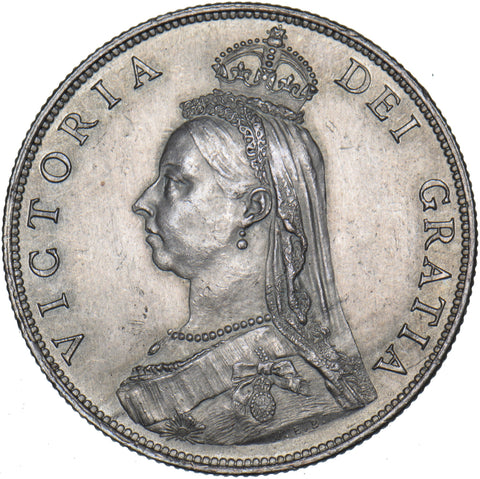 1887 Florin - Victoria British Silver Coin - Very Nice