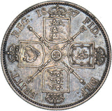 1887 Florin - Victoria British Silver Coin - Nice
