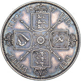 1887 Florin - Victoria British Silver Coin - Very Nice