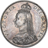 1887 Florin - Victoria British Silver Coin - Superb