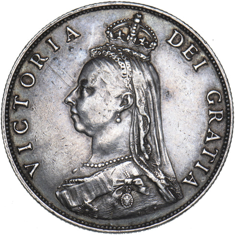 1887 Florin - Victoria British Silver Coin - Nice