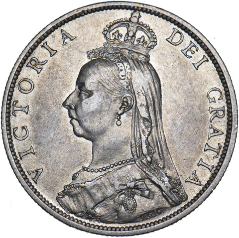 1889 Florin - Victoria British Silver Coin - Nice