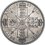 1889 Florin - Victoria British Silver Coin - Nice