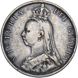 1892 Florin - Victoria British Silver Coin