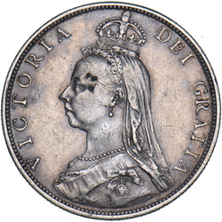1892 Florin - Victoria British Silver Coin - Nice