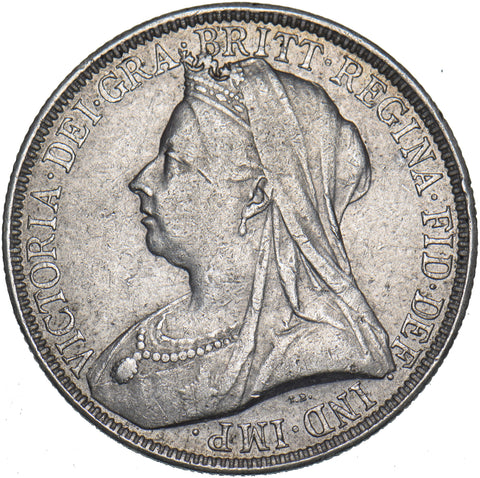1894 Florin - Victoria British Silver Coin - Nice