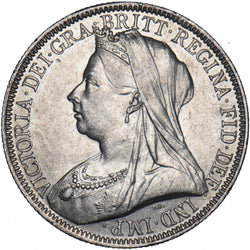 1895 Florin - Victoria British Silver Coin - Very Nice