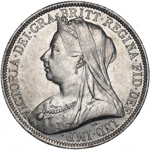 1895 Florin - Victoria British Silver Coin - Very Nice